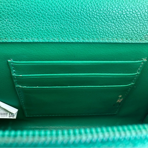 Charles & Keith - Pebbled Leather Sling Bag in Green with detachable straps. - Picture 14 of 15